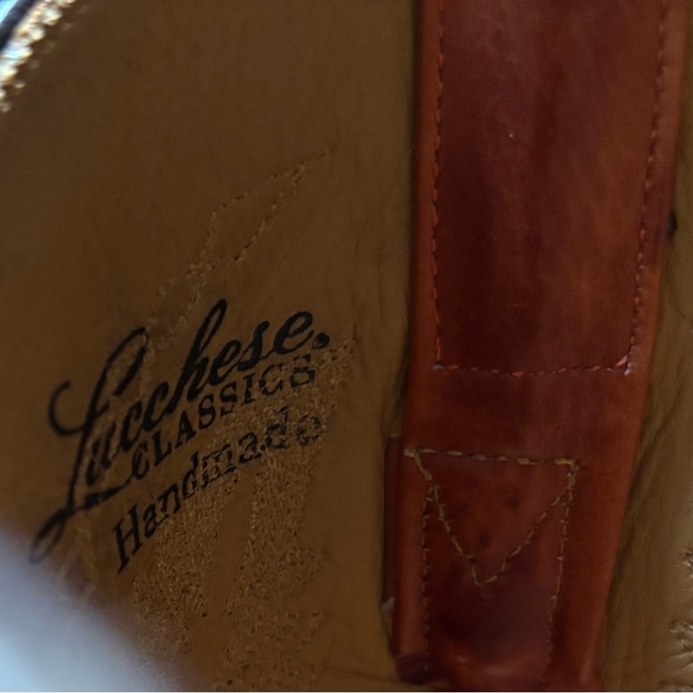 Women’s Tall Lucchese Western Cowgirl Boots Sz 7 - Picture 14 of 15